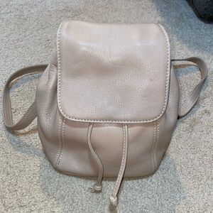 Vintage Coach Backpack Purse Tan
